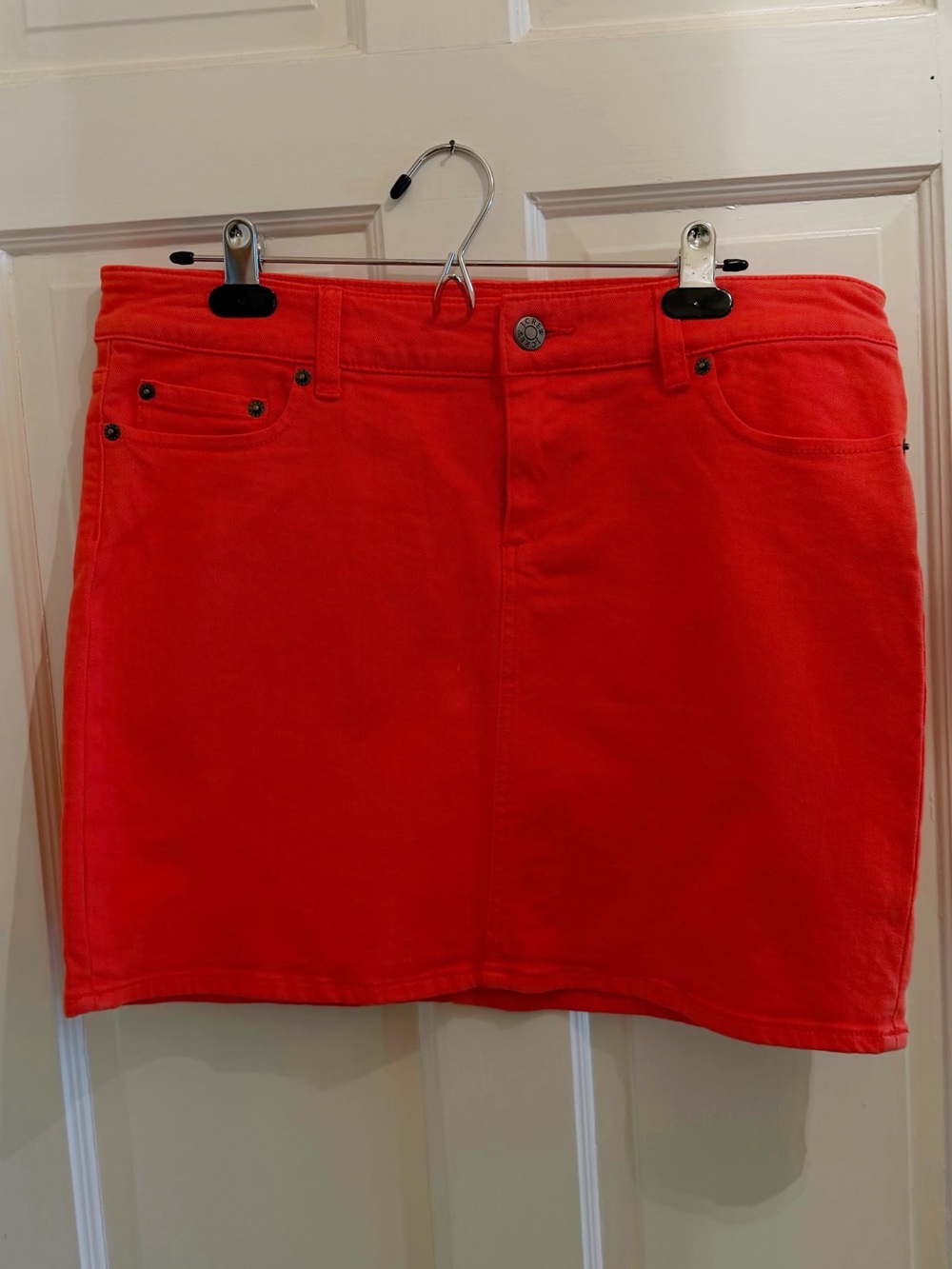 J Crew red/orange Mini Skirt